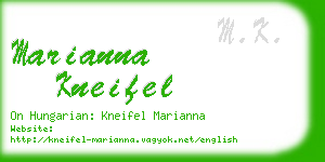 marianna kneifel business card